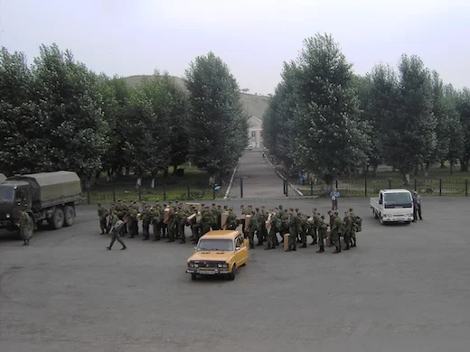 We zijn aangekomen bij de Russisch-Mongoolse grens.