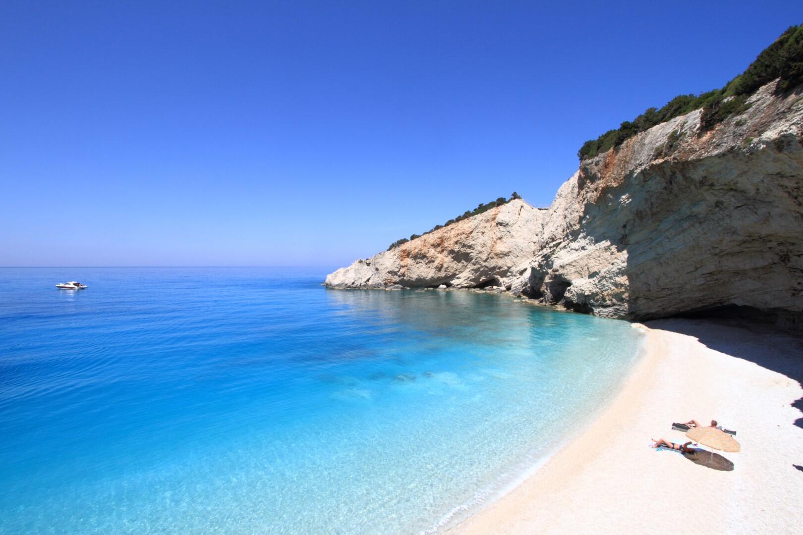 Porto Katsiki op het eiland Lefkas