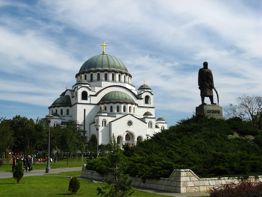 Kathedraal van de Heilige Sava, de grootste kerk van Zuid-Europa.
