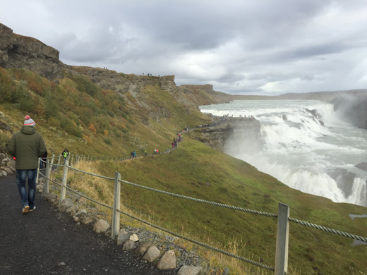gullfoss waterval ijsland