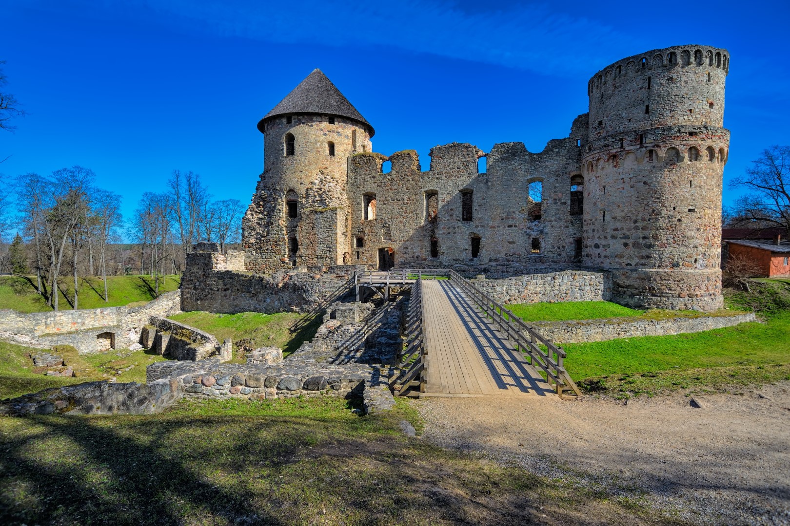 Middeleeuws kasteel van Cēsis