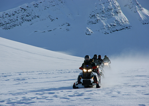 sneeuwscooter spitsbergen