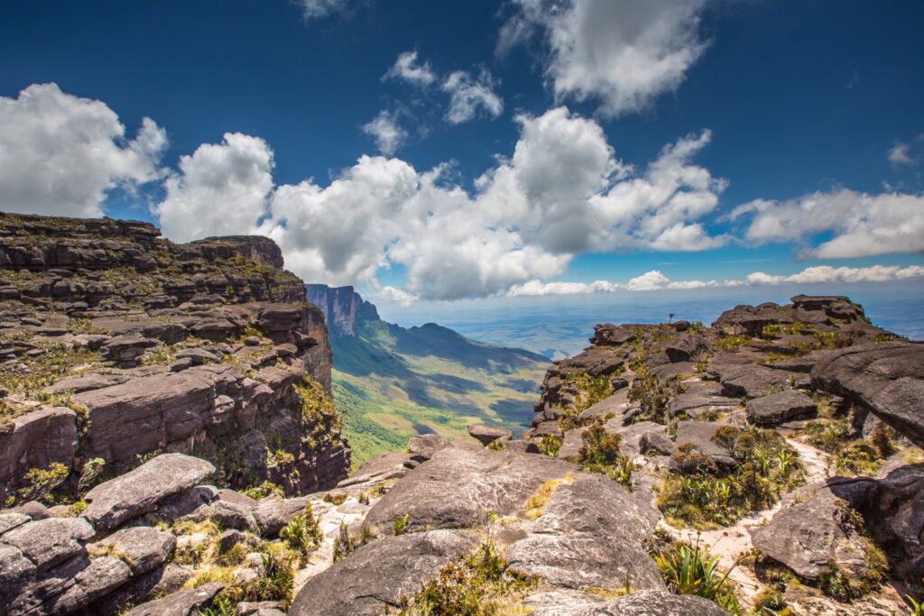 Het uitzicht vanaf het plateau van Roraima